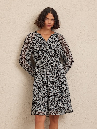 Tilda Notch Neck Tunic Dress                                                                                                    