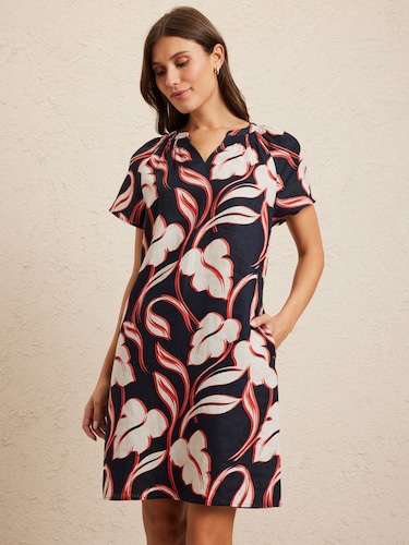 Simara Linen Tunic Dress                                                                                                        