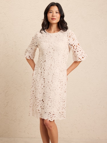 Freya Floral Lace Dress                                                                                                         
