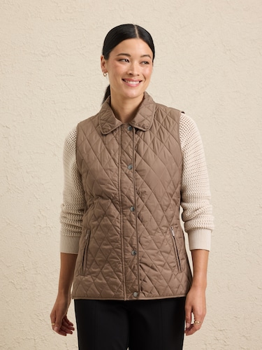 Quilted Lightweight Vest                                                                                                        