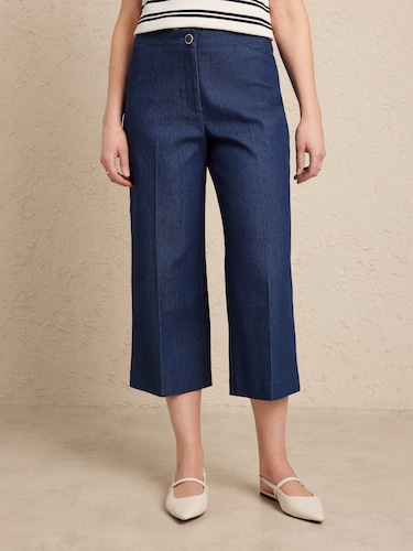Denim Culotte                                                                                                                   