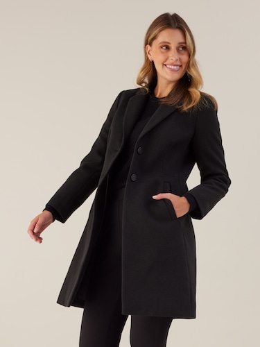 Cromby Two Button Coat                                                                                                          