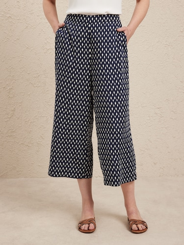 Soft Viscose Print Culotte                                                                                                      