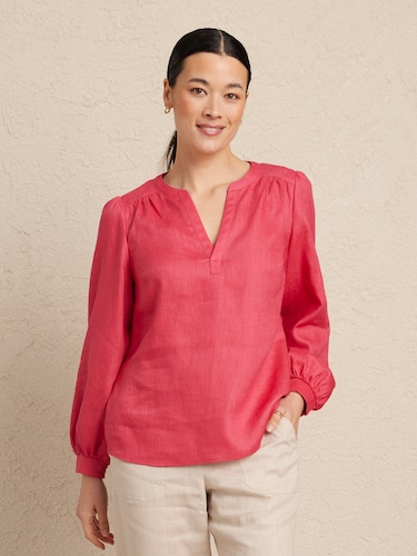 Odette Linen Top                                                                                                                