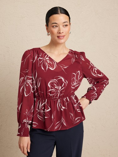 Liana Peplum Blouse                                                                                                             