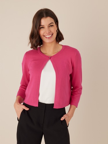 3/4 Lou Cropped Cardi                                                                                                           