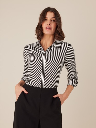 Ingrid Stripe Blouse                                                                                                            