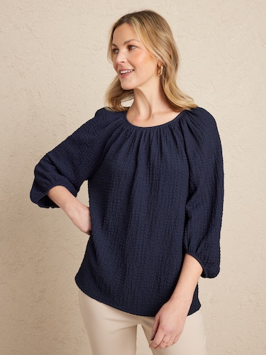 Piper Ripple Jersey Top                                                                                                         