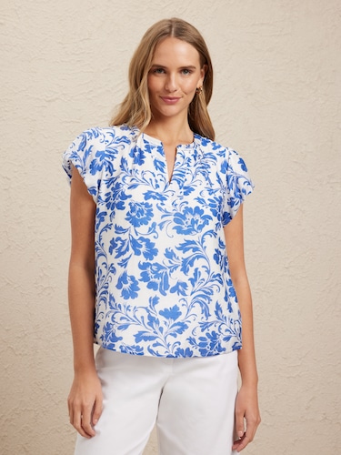 Ariana Lyocell Blend Top                                                                                                        