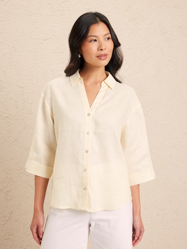 Aurelie Linen Shirt                                                                                                             