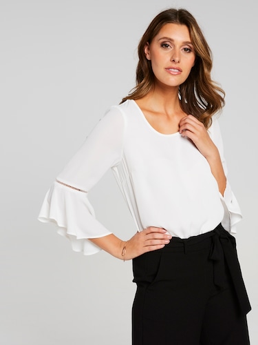 Valeria Cotton Broderie Top                                                                                                     