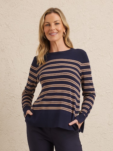 Iris Crew Stripe Jumper                                                                                                         