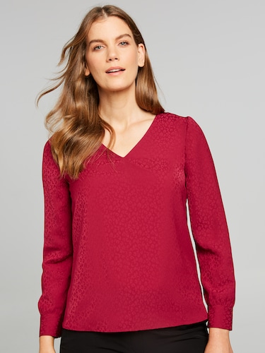 Ellie Button Roll Neck Knit Top                                                                                                 