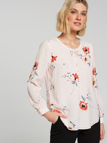 Ellie Button Roll Neck Jumper                                                                                                   