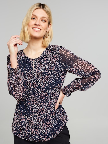 Tabi Long Textured Sleeve Jumper                                                                                                