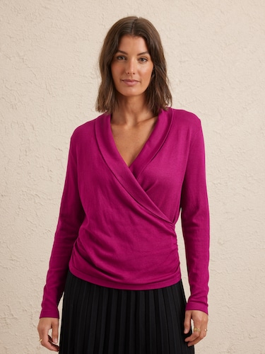 Winnie Wrap Jumper                                                                                                              