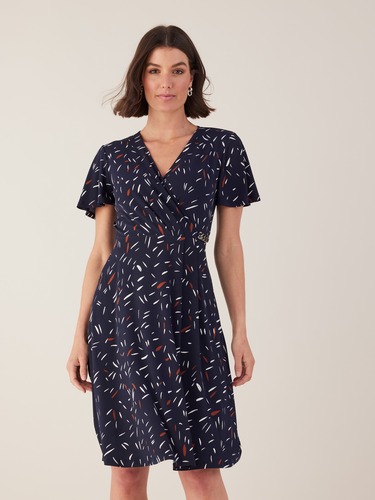 Charlie Chain Wrap Dress                                                                                                        