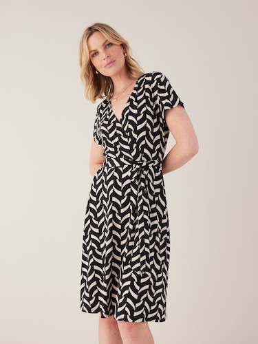 Elle Wrap Dress                                                                                                                 