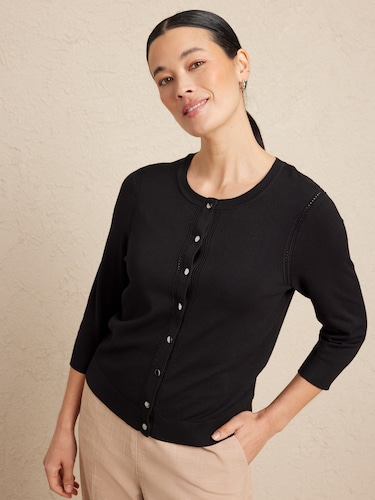 Sara Snap Front Cardigan                                                                                                        