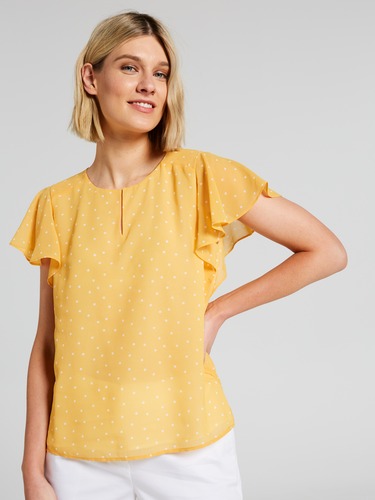 Louise Tie Front Blouse                                                                                                         