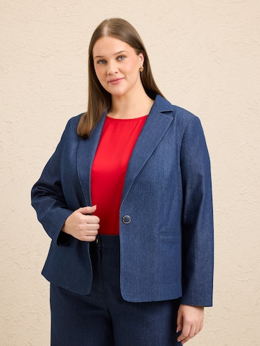 Curve Cassidy Denim Blazer                                                                                                      