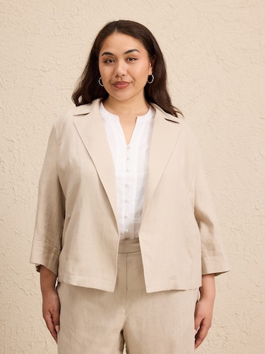 Curve Trixie Linen Jacket                                                                                                       