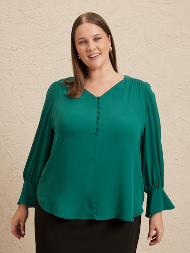 Curve Juno Crepe Blouse                                                                                                         