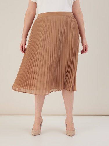 Curve Annie Pleated Skirt                                                                                                       