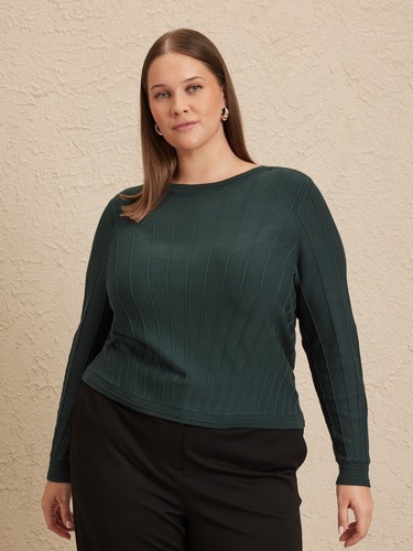 Curve Beth Self Stripe Jumper                                                                                                   