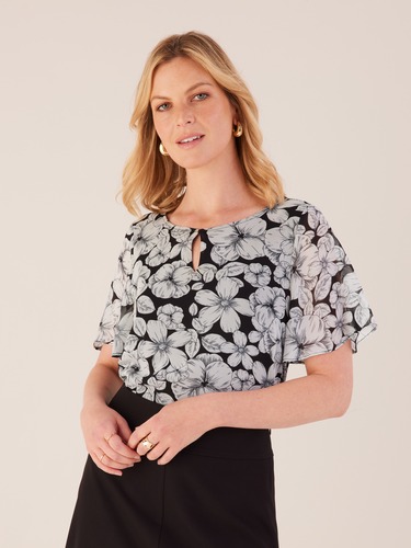 Helen Keyhole Blouse                                                                                                            