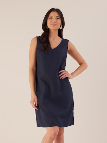 Linen Shift Dress                                                                                                               