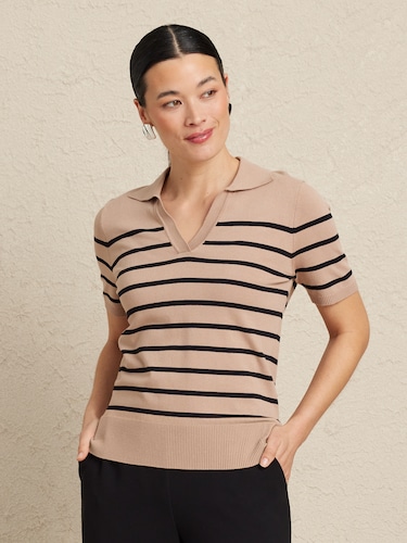 Codie Collared Knit Jumper                                                                                                      