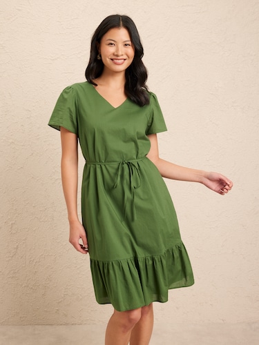 Emmy Cotton Poplin Dress                                                                                                        