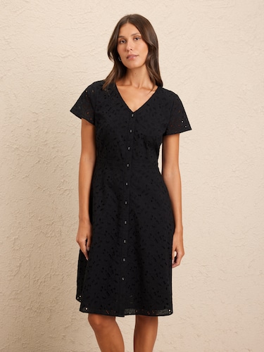 Kristen Broderie Dress                                                                                                          