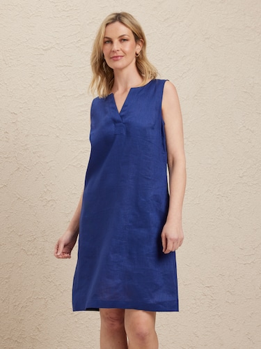Nia Linen Shift Dress                                                                                                           
