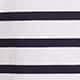 White Navy Stripe