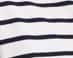 White Navy Stripe