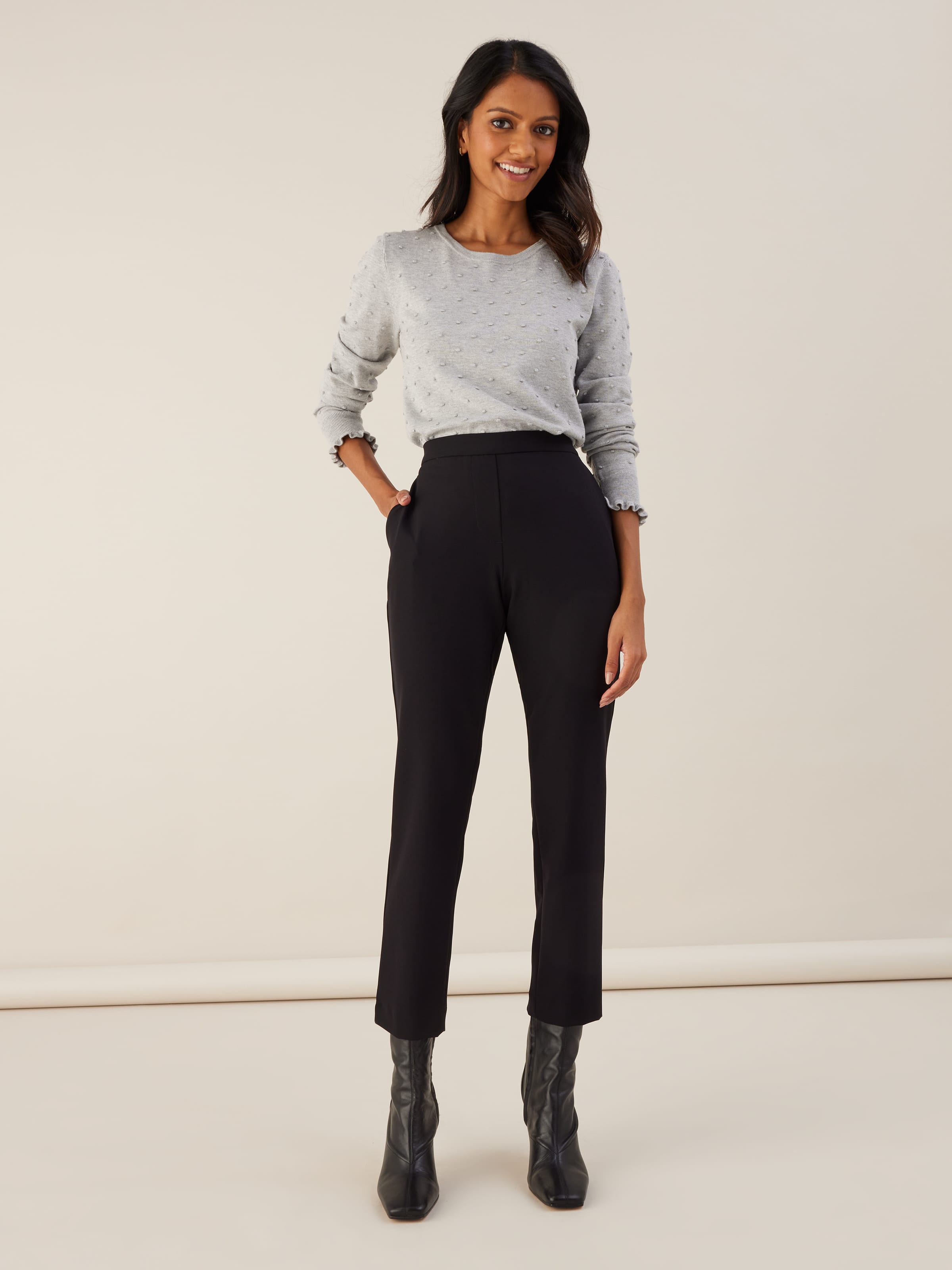 Sasha Slim Ankle Petite Pant - JacquiE Online