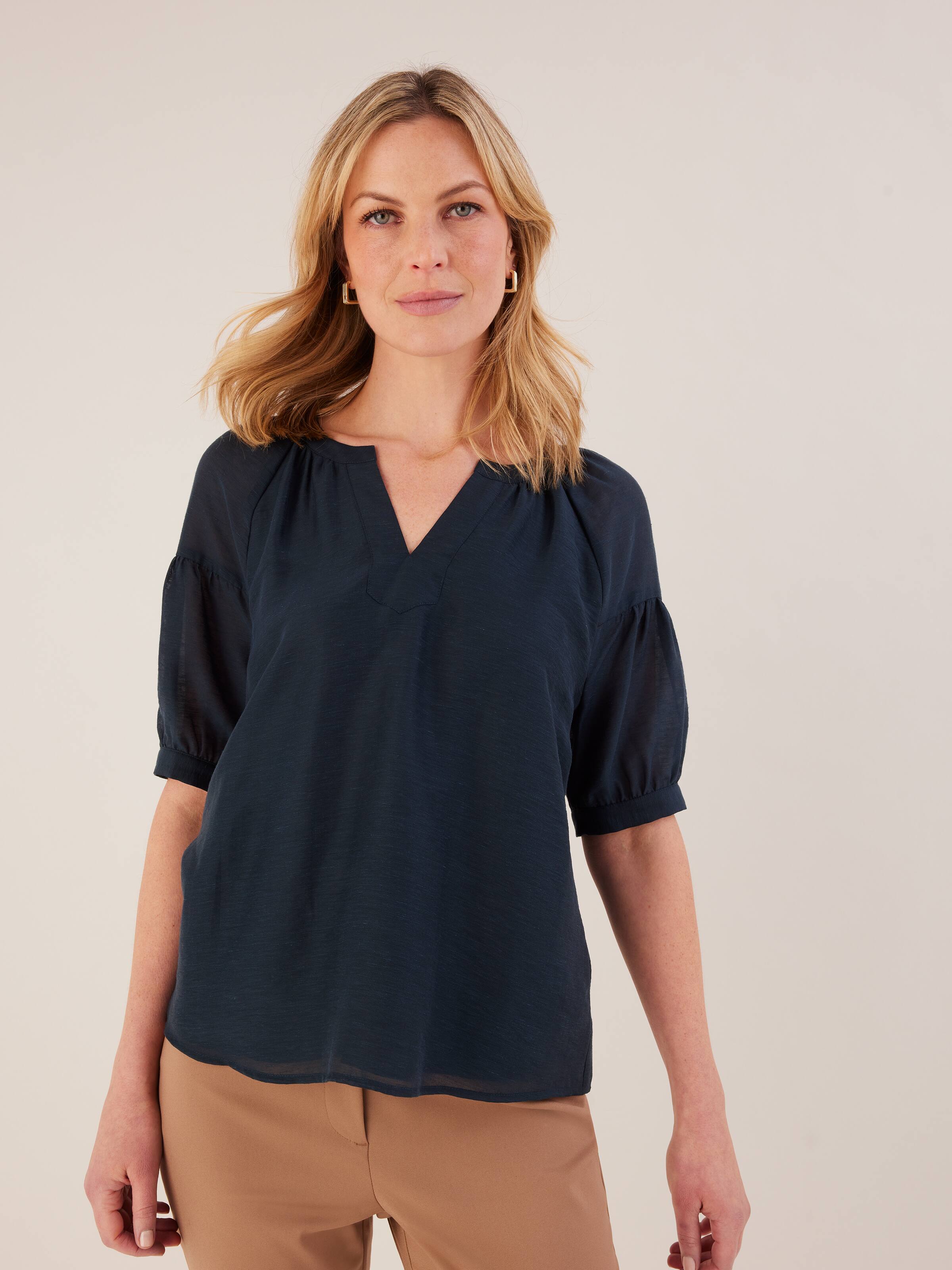 Posey Bow Tie Shoulder Cami Blouse main image 1