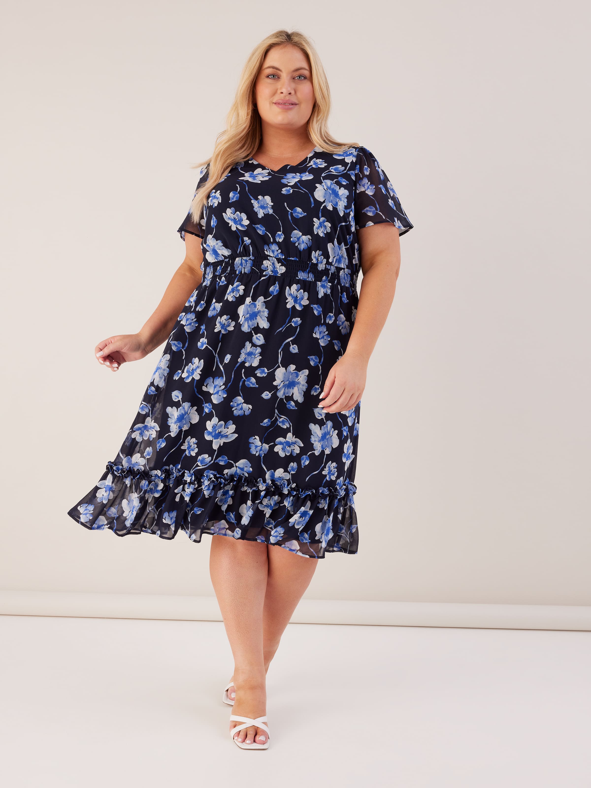 Curve Noa Midi Dress - JacquiE Online